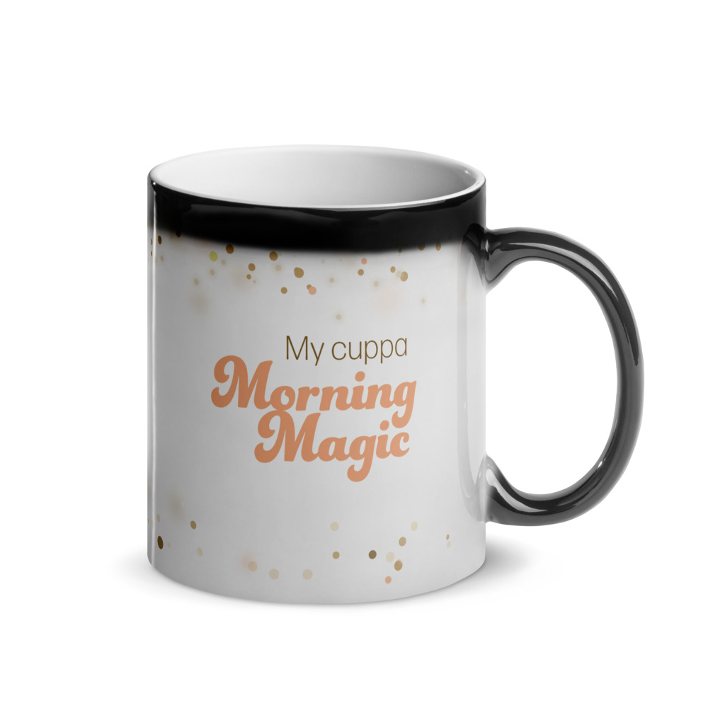 Featured image for “Cuppa Morning Magic Mug – Peach – HEAT REVEALING”