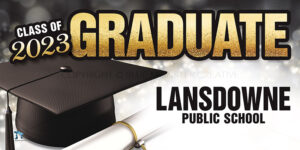 Graduation Sign - Lansdowne