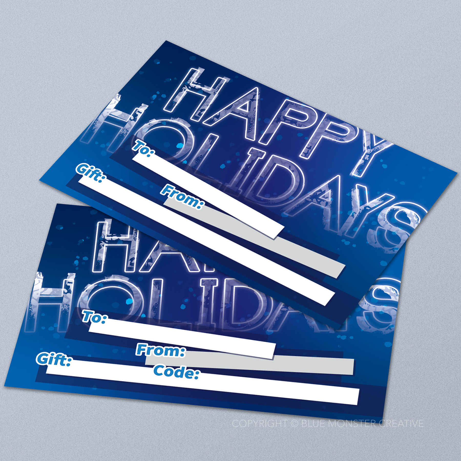 Featured image for “PRINTABLE - Holiday Gift Cards - Blue”